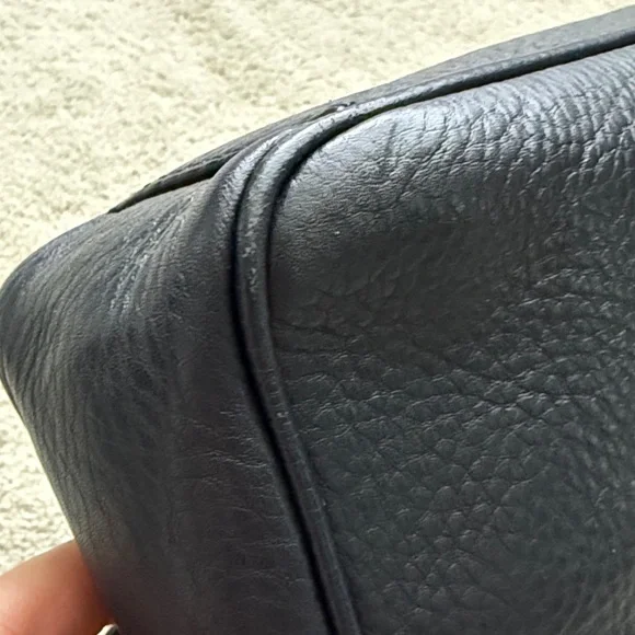 Kate Spade Navy Leather Satchel Bag - Picture 9 of 12